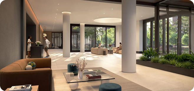 Chelsea studio lobby